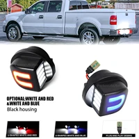 Luz LED de matrícula, lámpara de etiqueta trasera de 6000K, blanca, para Ford F-150 F-250 F-350 Explorer Ranger Lincoln Mark LT