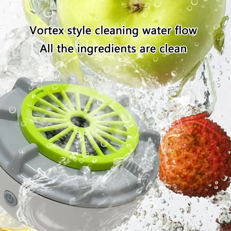 

Vegetable Washer Rechargeable Battery Efficient Kitchen Cleaning Tool for Food Y5GB