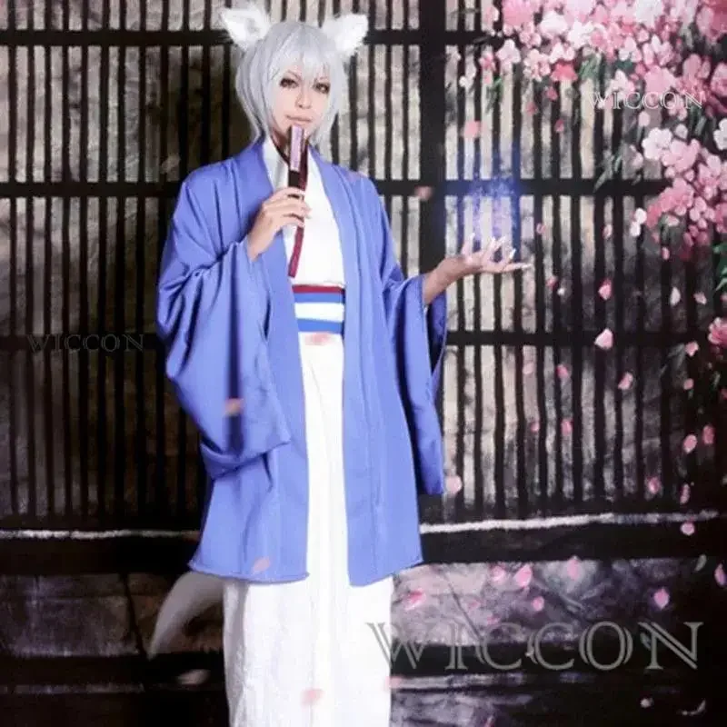 Anime Tomoe Kamisama Cosplay Traje com Peruca e Sapatos, Misuki Hajimeshita Amor Kamisama Beijo, Kimono Nanami