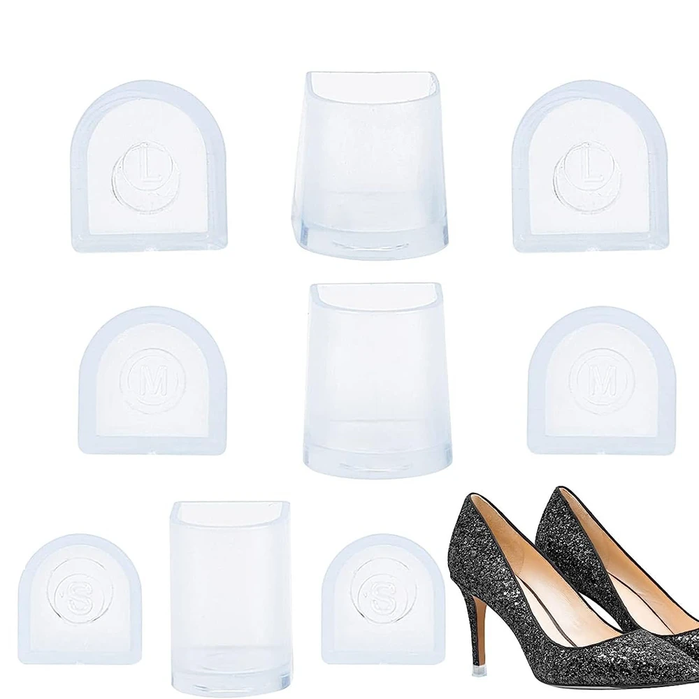 50 Pairs عالية الكعب لا غرق كعب سدادة قبعة الحذاء عالية الكعب حذاء كعب حماة لحفلات الزفاف في الهواء الطلق حفل زفاف الأحداث