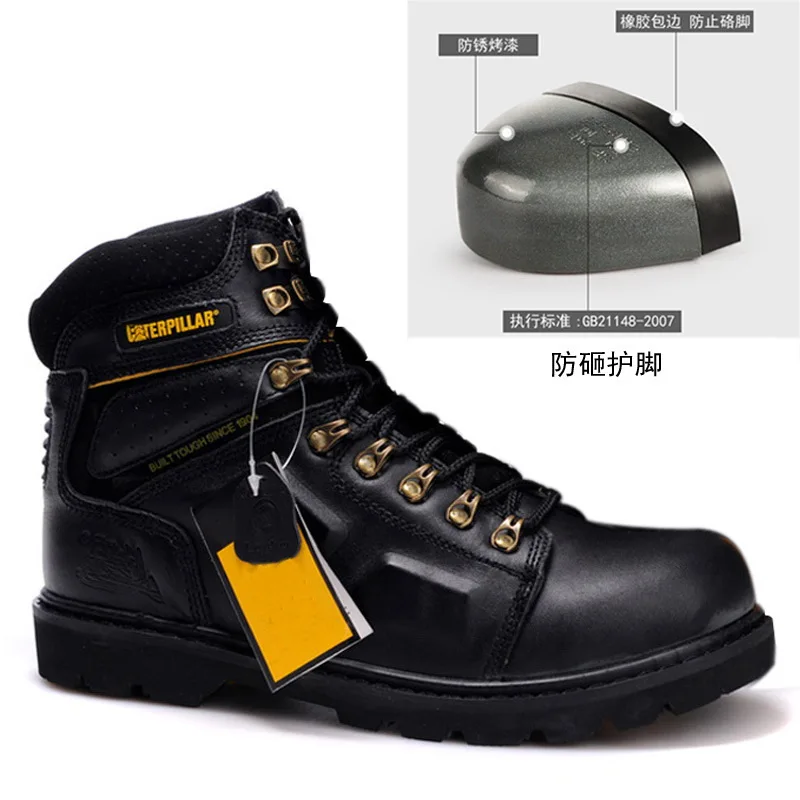 

New Selling Men's And Women's Motorcycle Boots Genuine Leather Couple's Workwear Boots Outdoor Hiking Boots Hiking Boot