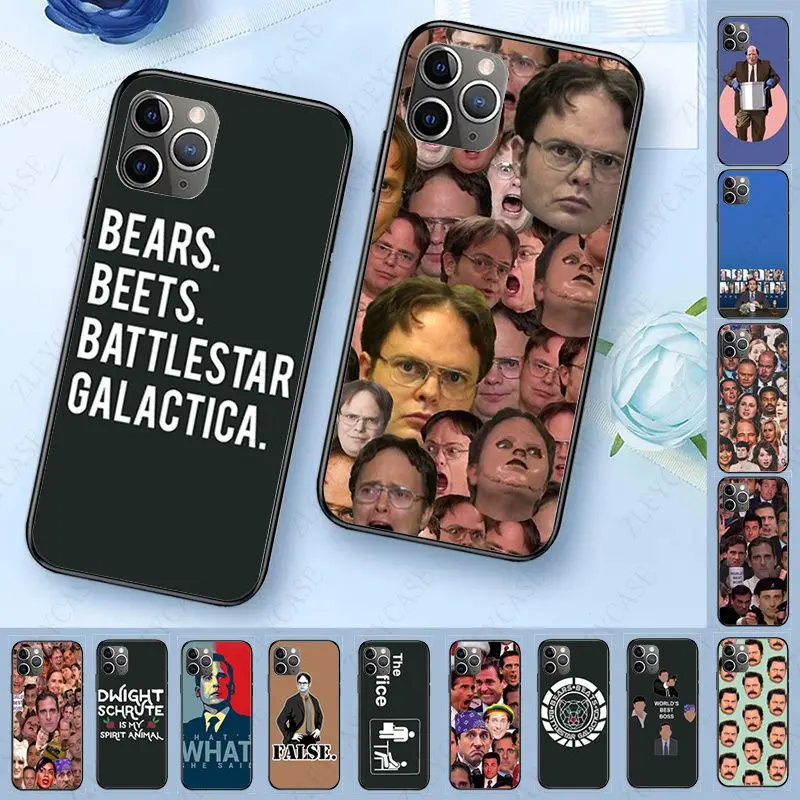 Phone Cover For iphone 14PLUS 12pro 13pro 11pro max 5s 6s 7 8plus xr xsmax 13mini se cases cast meme Michael Scott tv the office