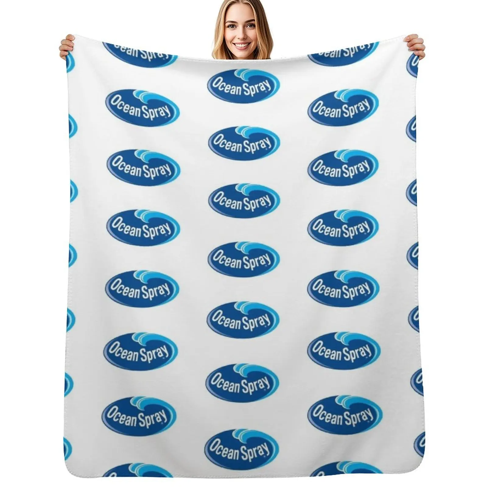 Ocean Spray Throw Blanket Soft Beds Beautifuls Decorative Throw For Decorative Sofa Flannel Fabric Nap Blankets
