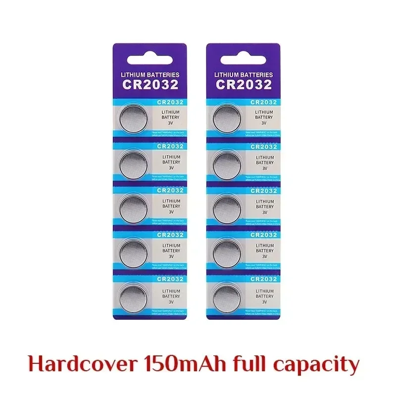 1-30 Pieces CR2032 Button Battery 3V CR 2032 Lithium Battery Suitable for Watches Toys Carsremote Control Calculator Batteries