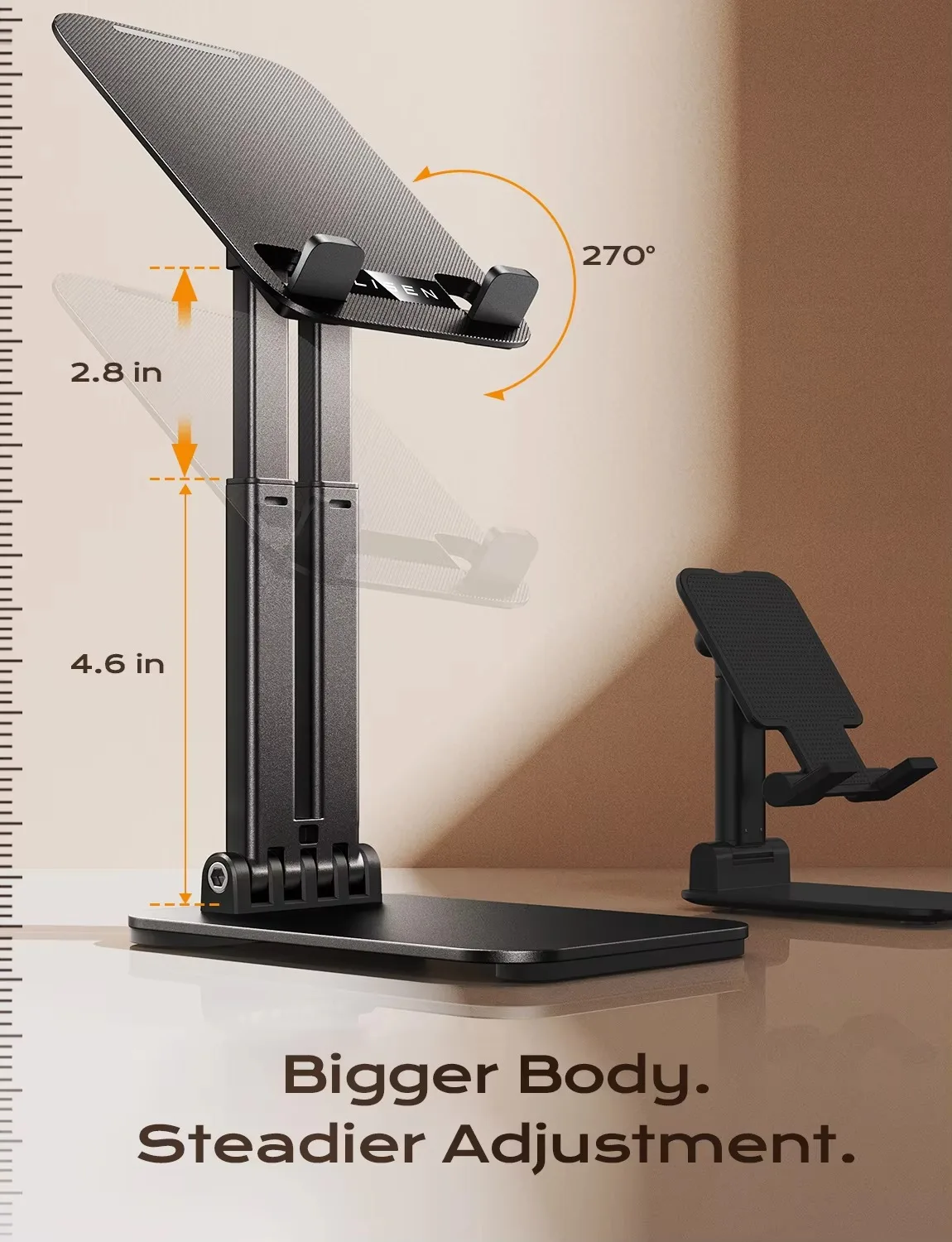 LISEN hot selling  products  tablet Stand Holder Adjustable Tablet Mount  for Desk Lazy Arm Monitor Stand Tablet Holder