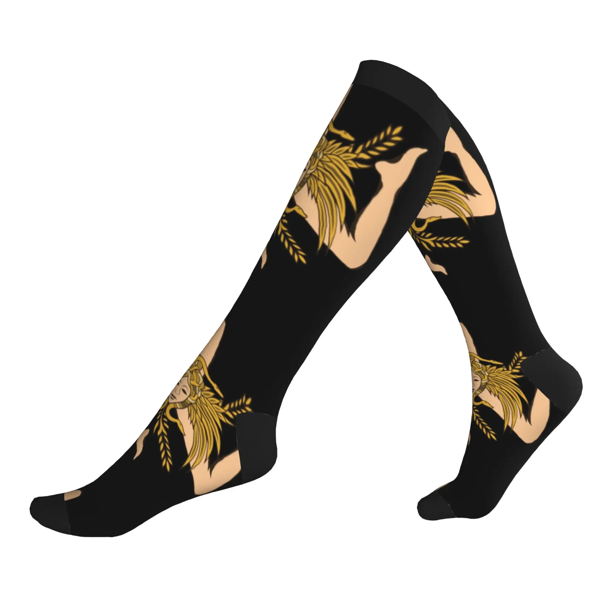 

Cool Printing Sicily Trinacria Socks for Men Women Stretchy Summer Autumn Winter Italy Sicilian Flag Sports Compression Socks