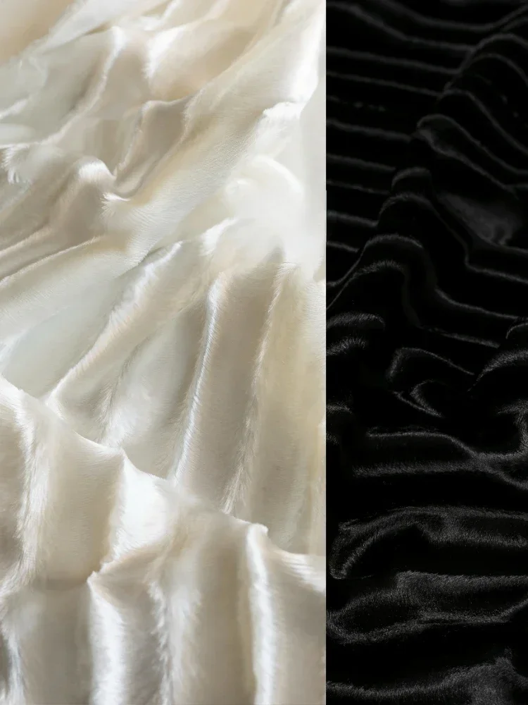 

Ткань из искусственного меха, длинная плюшевая дизайнерская оптовая продажа, ткань для шитья своими руками на метр, хлопок, полиэстер, нейлоновый материал