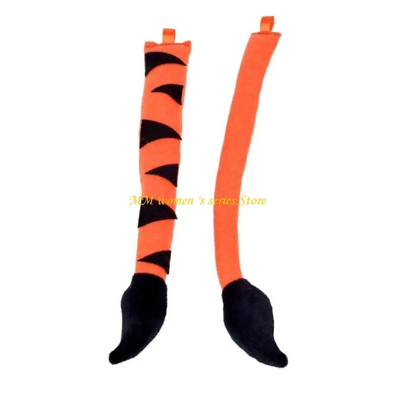 Q39c Kid Halloween Costume per animali con maschera animale coda animale e guanto per il cosplay