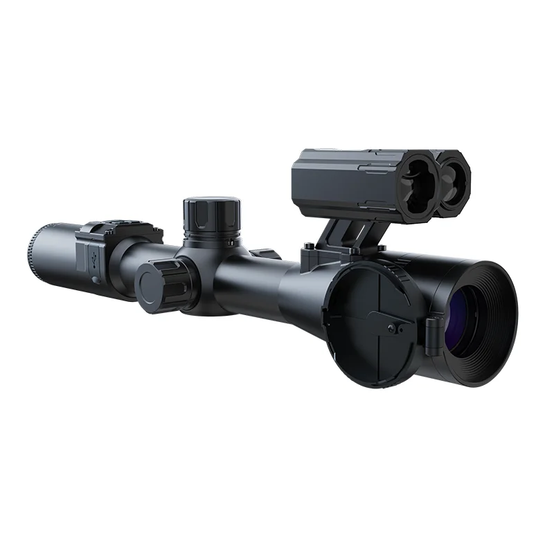 Imagem -03 - Pard-monocular Night Stalker Hunting com Rangefinder 4k Day And Night Vision Scope Long Eye-relief Display Resolução 3840*2160