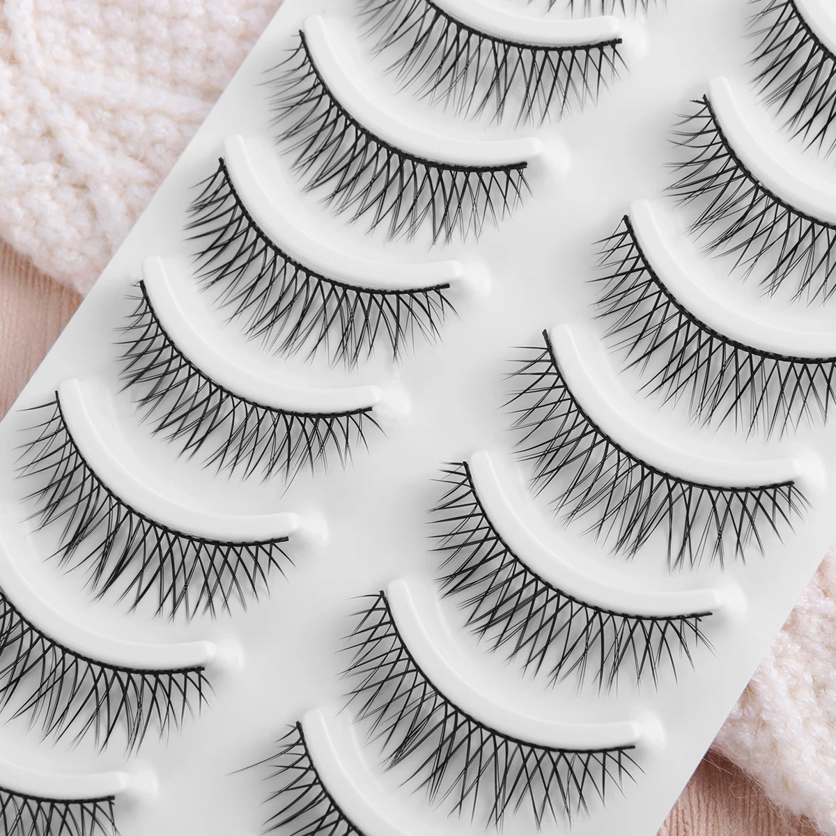 80Pairs Fake Eyelashes Natural Long Thick Lashes 8 Styles Easy Wear Removable Eye Makeup Party False Eyelash Fake Eyelash