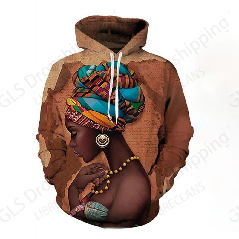 Africa Women 3d Print Hoodies Men Women Fashion Hoodie Kids Sweatshit Girl Coats African Sweats Women's Clothing Oversized