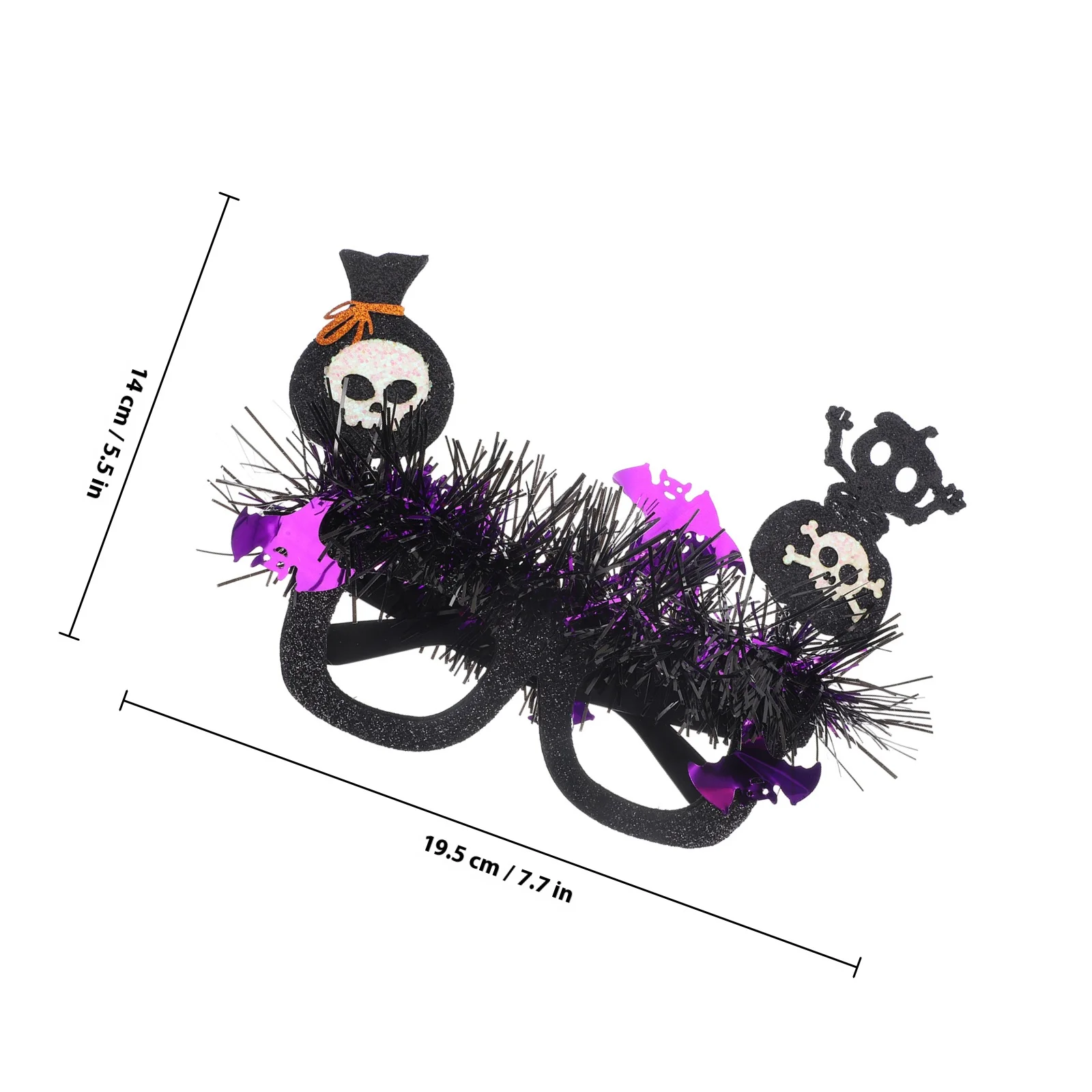 Oprawki okularów na Halloween Urocze Idealne Rekwizyty do Fotobudki na Imprezę Halloweenowe Upominki dla Dzieci