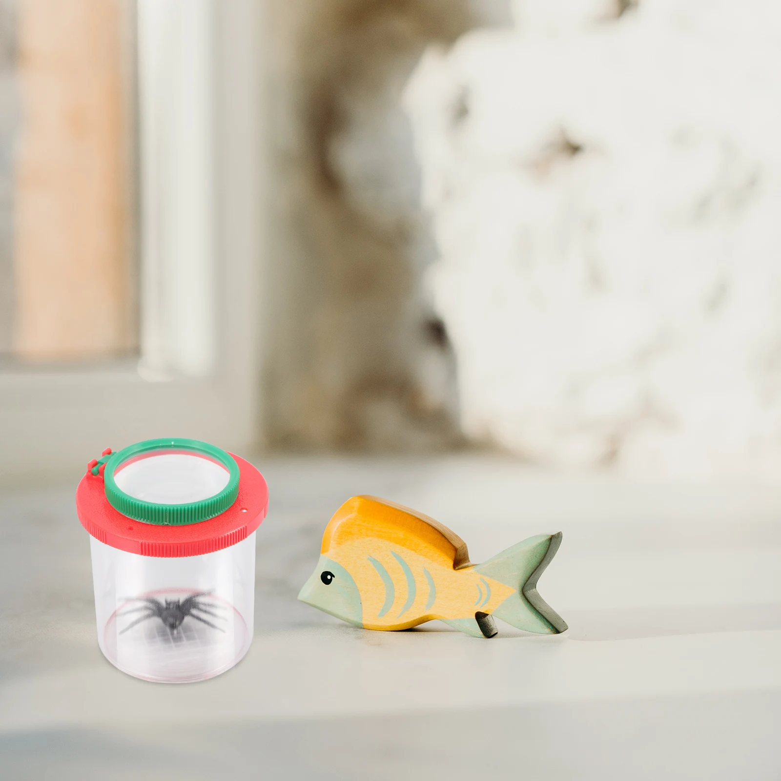 

4Pcs Insect Observation Cages Magnifier Toy Set Acrylic Lens Boxes Kids Bug Viewer Insect Box Teaching Tool Science Educational