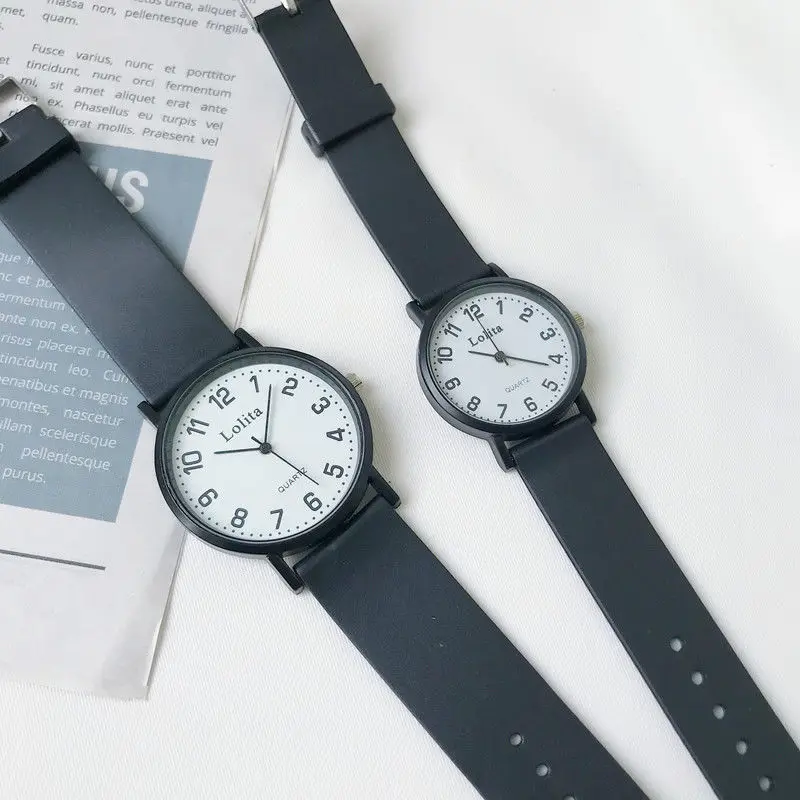 Civil Servant Only for Student Exams Watch Children Boys Girls Simple Cold Style Men & Women Trendy Couple Watch