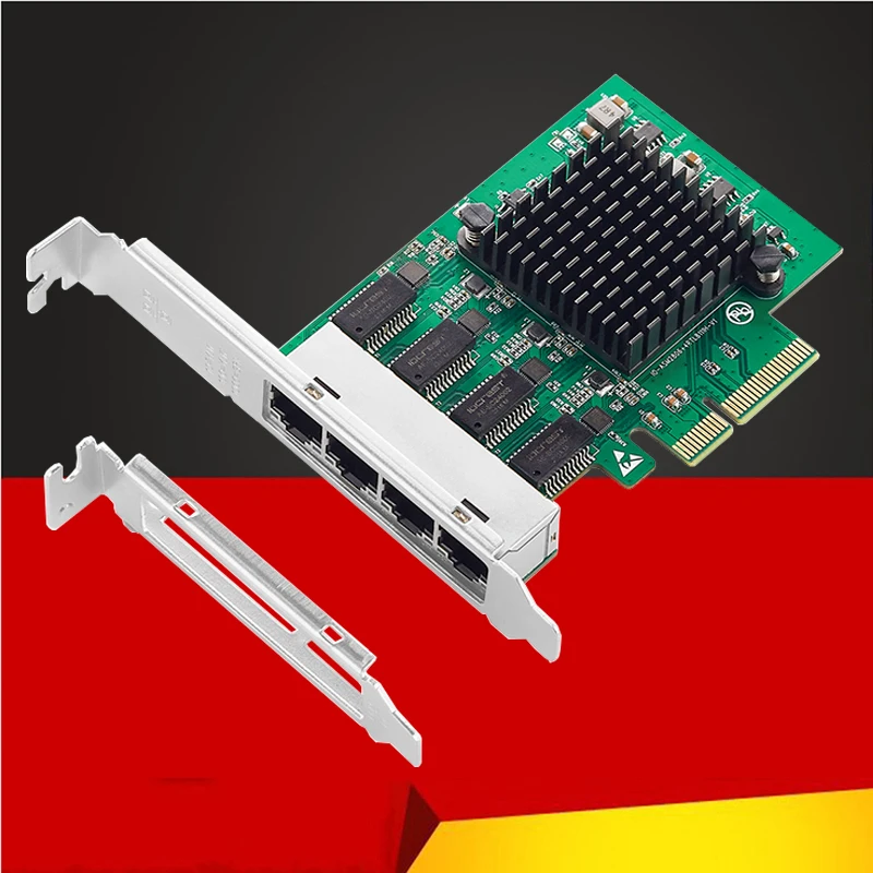 Pci Express 10 100 1000mbps Placa de Rede Quad Gigabit Ethernet Adaptador Lan Rj45 Nic Realtek Rtl8111h para Lenovo M720q M920x P330