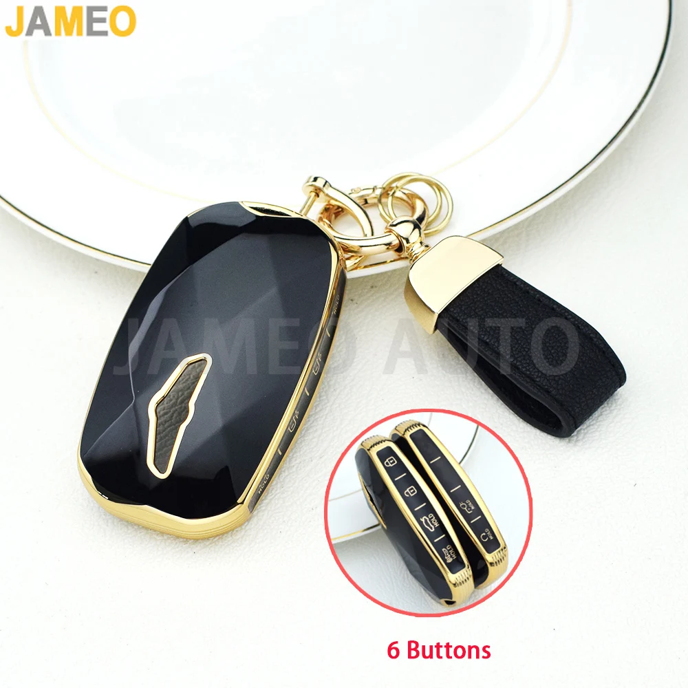 

Auto Shell Fob Holder Protector for Hyundai Genesis G90 G70 G80 EQ900 GV60 2022 Car TPU Key Case Cover Holder