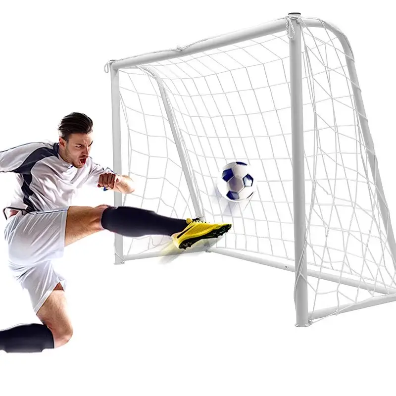 Soccer Goal Shooting Accuracy Training Tool Multi-target Soccer Training Net Steel Soccer Goal