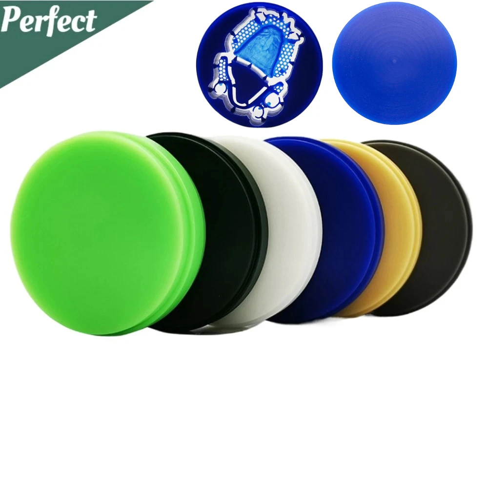 

2PCS Dental Wax Block Lab CAD CAM Wax Disc Environmental 98mm*10/12/14/16/18/20/22mm Blue Carving Wax Block