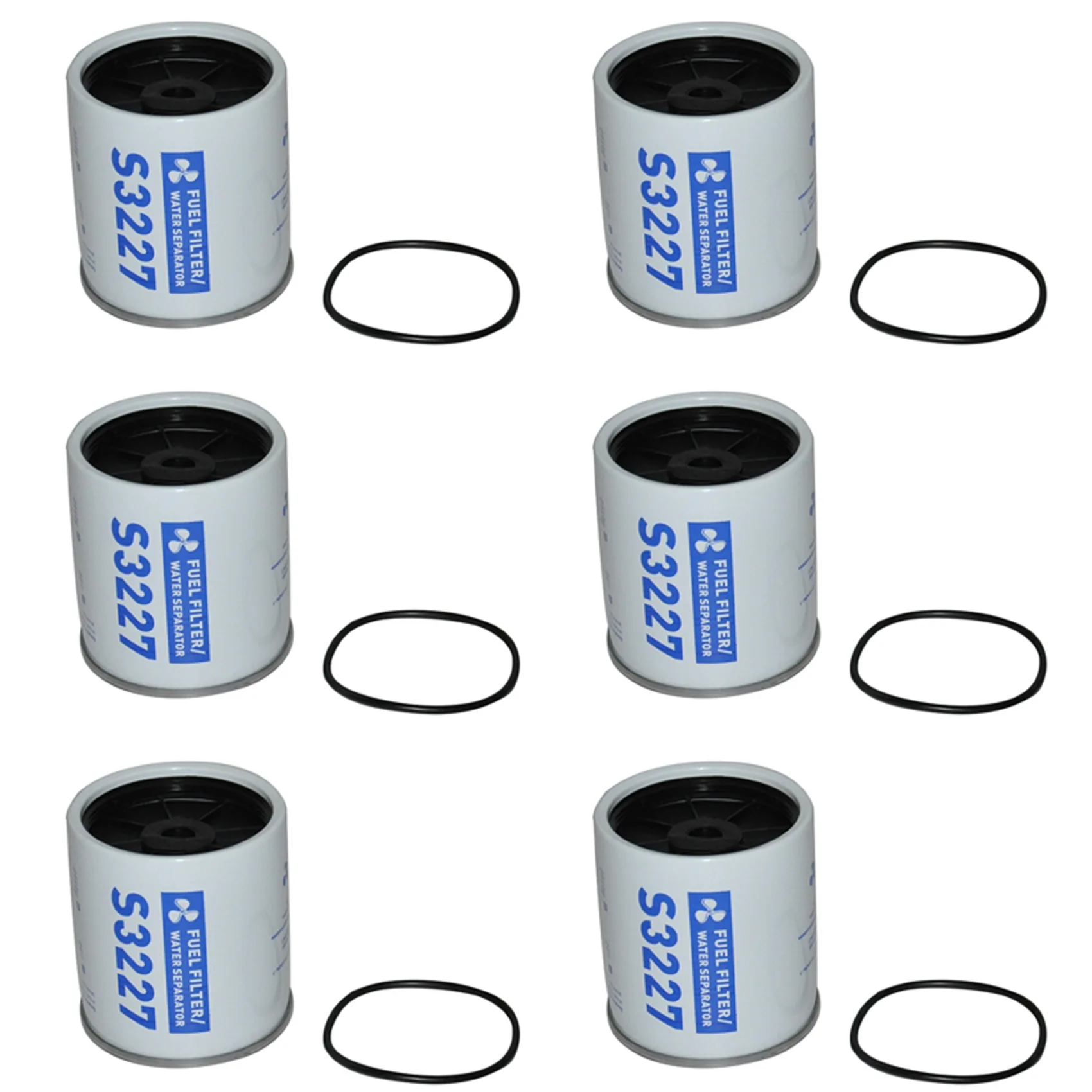 Superior-6X S3227 Outboard Marine Fuel Filter Elements Fuel Water Separator Filter Elements