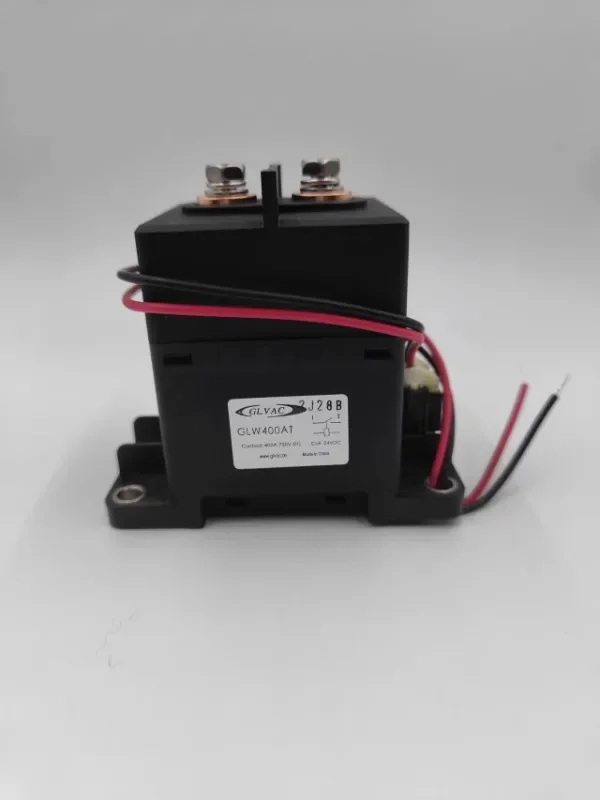 Original GLW400AT High Voltage DC Contactor 750VDC 12~800Vdc Non Polarized 24VDC