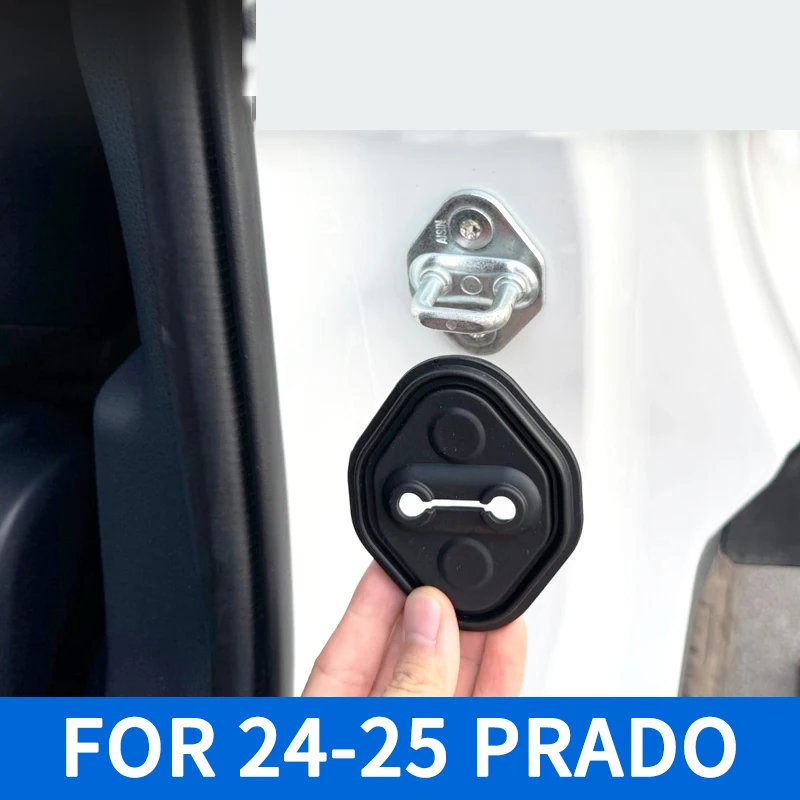 

Door lock cover For 2024 2025 Toyota Land Cruiser 250 Prado Cover LC250 Exterior upgraded Accessories Chrome Tuning