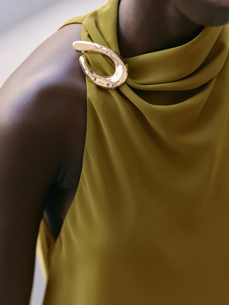 Hiver 2025 nouveauté femmes à la mode polyvalent doux col décontracté haut qualité ethnique scène Costume traditionnel Tang Costume