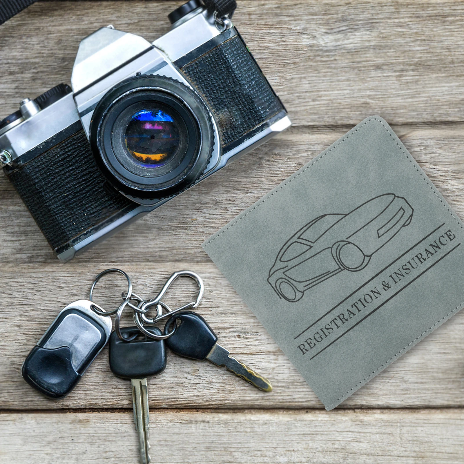 

Driver License Holder for Men Women ID Cards Organizer Car Document Storage Wallet Auto Insurance Case Car Registration Holder