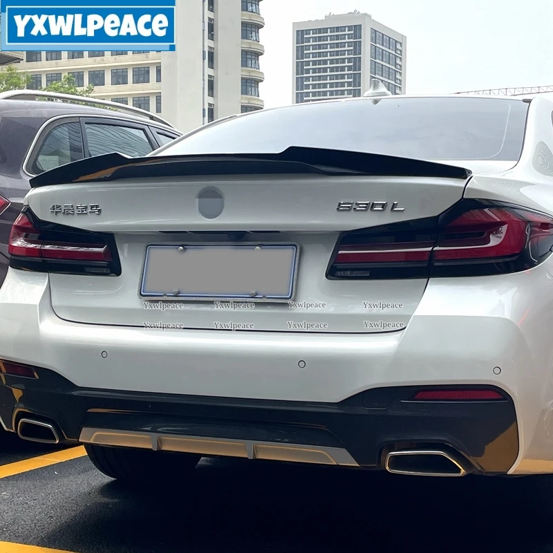 

For BMW 5 Series G30 2018 2019 2020 2021 2022 M4 Style High Quality ABS Plastic Rear Trunk Lip Spoiler Body Kit Accessories