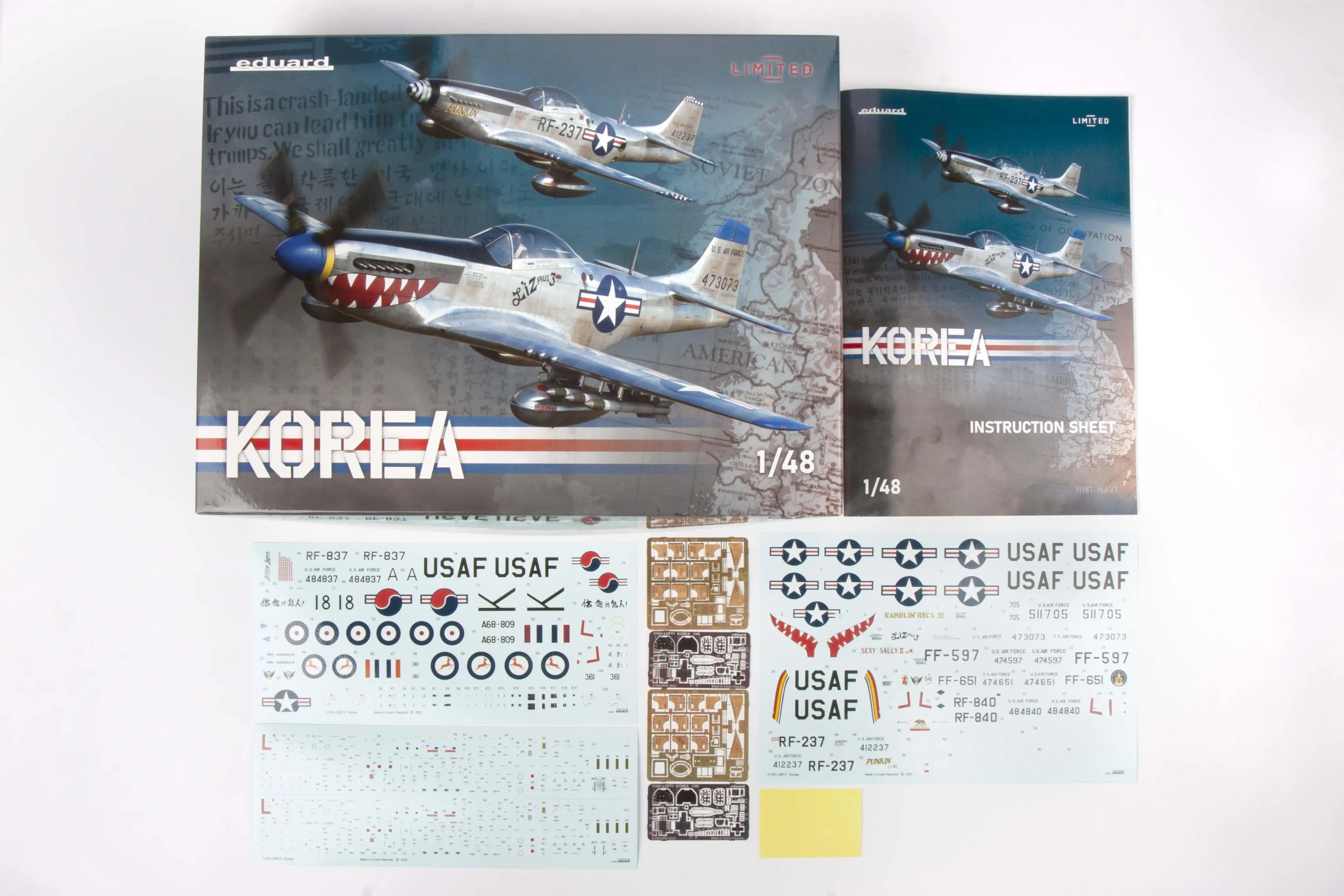 Eduard EDU11161 1/48 Korea F-51D/RF-51D Dual Combo Limited Edition