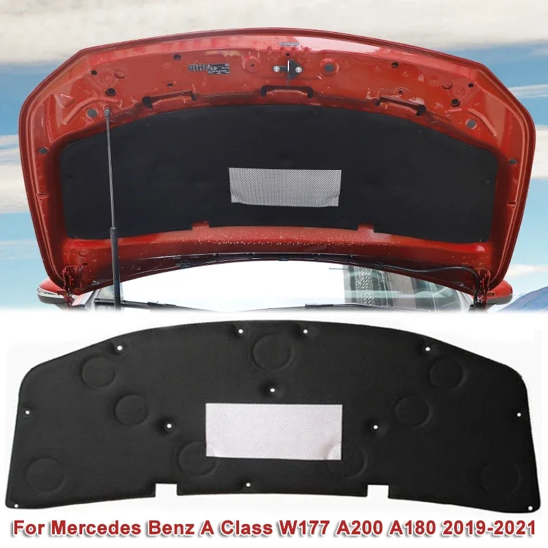 

Звукоизоляционный хлопковый капот двигателя автомобиля, звукоизоляционный хлопок для Mercedes Benz A Class W177 A200 A180 2019-2021