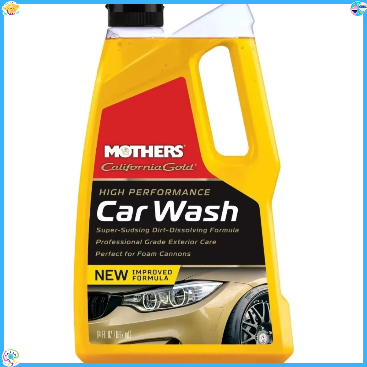 

Автомойка California Gold — 64 унции, формула суперспенивания, устойчивая к воде пятнам, сияет без воска
