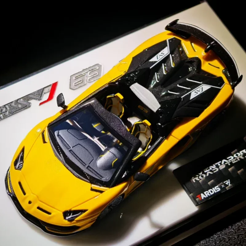 In Stock TARDIS 1:64 Custom New Product Aventador SVJ63 Dual Cars