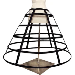 In Stock Hollow Birdcage 5 Hoops Big Petticoats Cosplay Lolita Full Crinoline Slip for Ball Gown Wedding Dresses Underskirt New