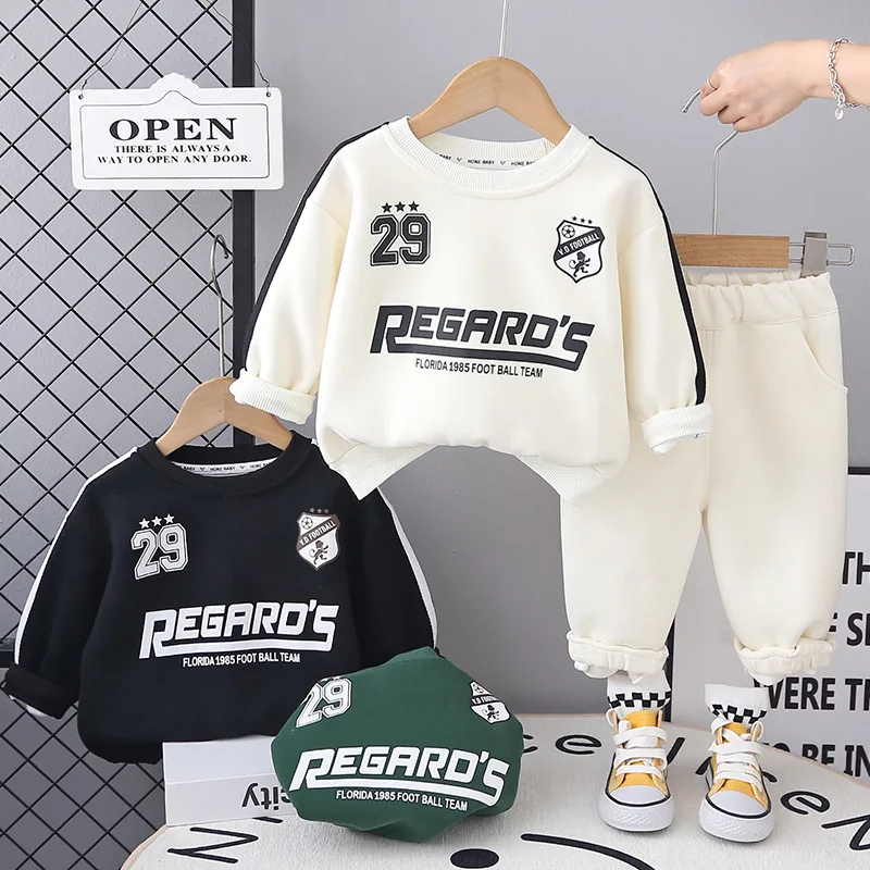 

New Spring Autumn Baby Clothes Children Boys Sports T-Shirt Pants 2Pcs/Set Toddler Girls Clothing Infant Outfits Kids Tracksuits