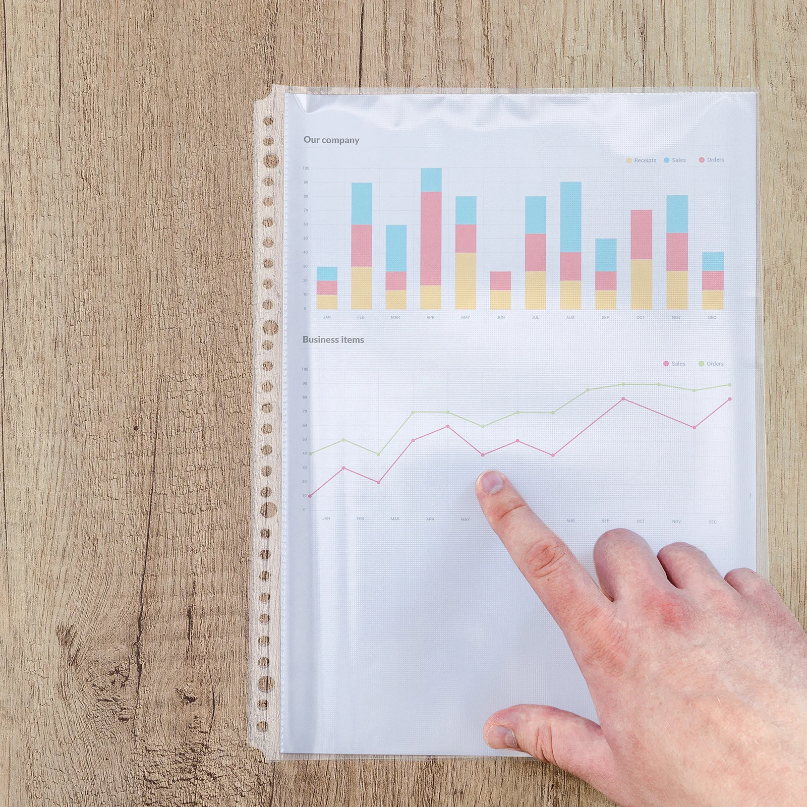 

100 Pcs Clear Pocket Sleeves Office Accessories Binder Inner Page Protectors Loose Leaf Pouch Plastic Bags