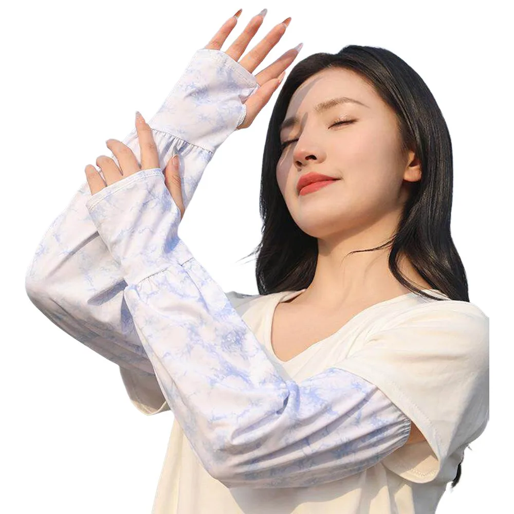 

Fashion UV Solar Ice Anti-sunburn Sleeve Sun Protection Long Driving Sleeve Loose Cycling Sleeves