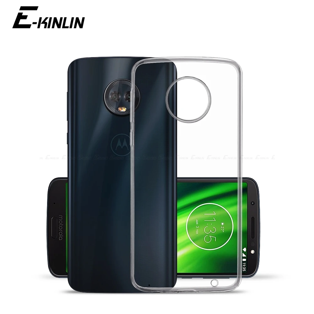 Clear Ultra Thin Slim Soft Silicone Back Cover For Motorola Moto G10 G9 G8 Play Plus Power Lite Shockproof TPU Phone Case