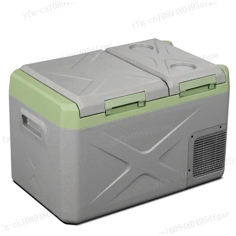 refrigerador para coche, partición de refrigeración de doble puerta, 12 V24v, doble uso y camión doméstico Mini