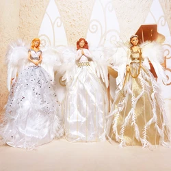 Angel Dolls Ornaments Home Decorations Christmas with Wing Festive Birthday Gift for Kids Hogar Decor Decoración De Ángel