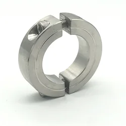 Stainless Steel Split Type Shaft Collar fixed sleeve bearing clamping Setscrew Shaft Collar Inner Diameter 3-100mm in stock