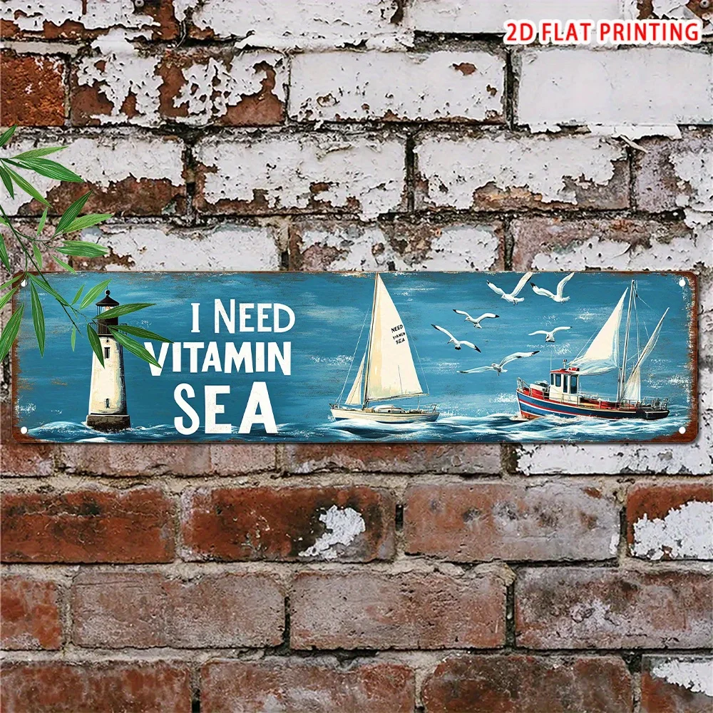 1pc Retro Aluminum Sign 