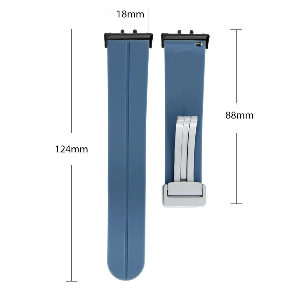 حزام سيليكون + مشبك مغناطيسي قابل للتعديل لهاتف Samsung Galaxy Fit3 Fit 3 ملحقات حزام الساعة الذكية الرياضية خفيفة الوزن Correa