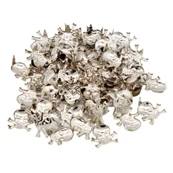 50Pcs Skull Stylish Studs Rock Rivet Spike for Clothing Shoes Leather craft