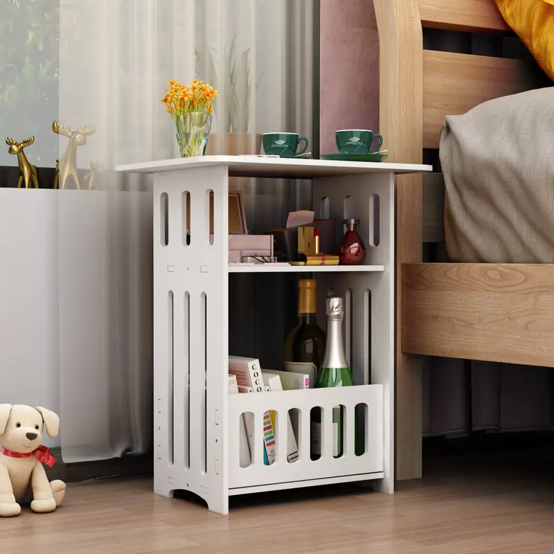 โซฟาห้องนั่งเล่นระเบียง โต๊ะกาแฟข้างเตียง โต๊ะสี่เหลี่ยมเล็ก อพาร์ทเมนต์ขนาดเล็กหลายชั้น ที่เก็บของเรียบง่าย