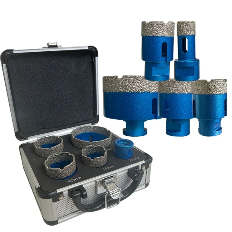 10pcs Diamond Core Drill Bit Set for Stone Ceramic Porcelain Tile Hole Saw for Plaster & Fiberboard Application