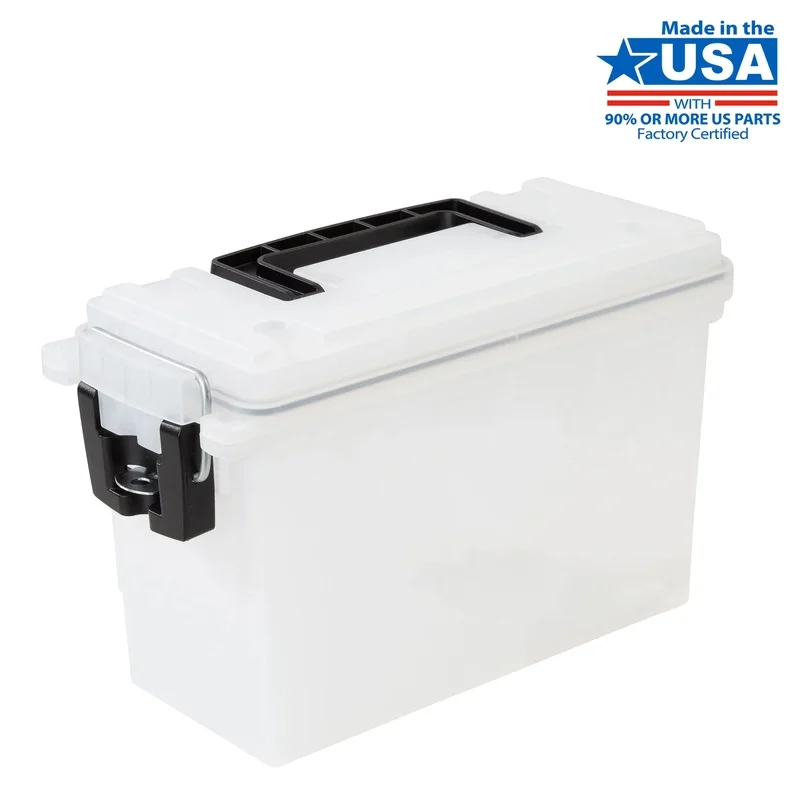 

Durable Plastic Locking and Stacking Tool Box, 11.5" x 5.06" x 7.25" Utility Storage Solution