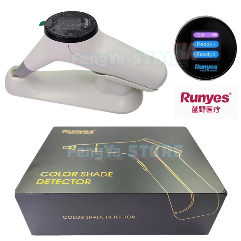 1 Set Dental Digital Color Shade Detector S3 Dental Color Comparator with LED Display Colorimeter Dentistry Equipment