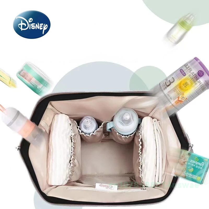 Disney Mickeys neue Wickelt asche Rucksack Luxusmarke Original Baby Tasche Cartoon Baby Wickelt asche große Kapazität Multifunktion