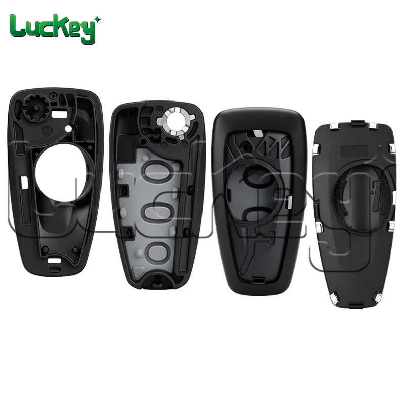 Flip Key Shell For Ford Focus Transit Custom MK8 Cargo Tourneo Custom 2012+ Fiesta 2013 HU101 Remote Key Fob Case Housing