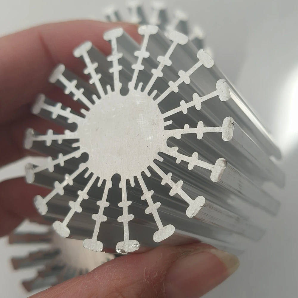 48mm Aluminum round Heat Sink Radiator Heatsink for IC LED Cooling, Electronic Cooler, Chipset heat dissipation customize